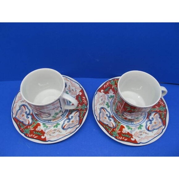Georges Briard Heirloom Vintage Set Of 2 Tea Cups And Saucers - Picture 4 of 10